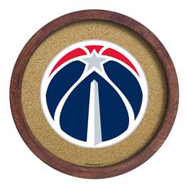 Washington Wizards: "Faux" Barrel Framed Cork Board