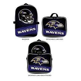 Baltimore Ravens  Backpack Lunch Bag  L720