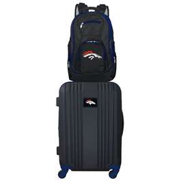 Denver Broncos  Premium 2-Piece Backpack & Carry-On Set L108