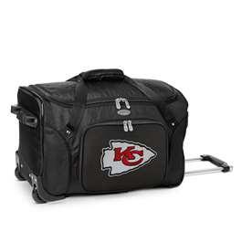 Kansas City Chiefs  22" Wheeled Duffel Bag L401