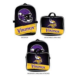 Minnesota Vikings  Backpack Lunch Bag  L720