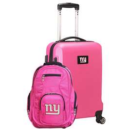 New York Giants  Deluxe 2 Piece Backpack & Carry-On Set L104