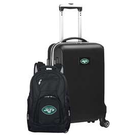 New York Jets  Deluxe 2 Piece Backpack & Carry-On Set L104