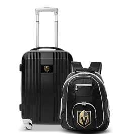 Las Vegas Golden Knights Premium 2-Piece Backpack & Carry-On Set L108