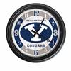 Brigham Young Indoor/Outdoor LED Wall Clock 14 inch