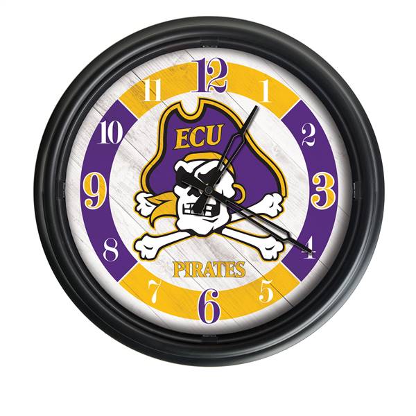 East Carolina Indoor/Outdoor LED Wall Clock 14 inch