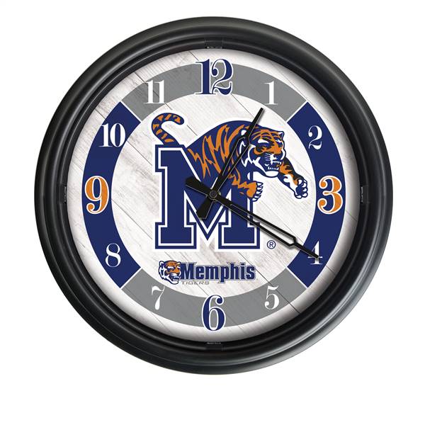 Memphis Indoor/Outdoor LED Wall Clock 14 inch