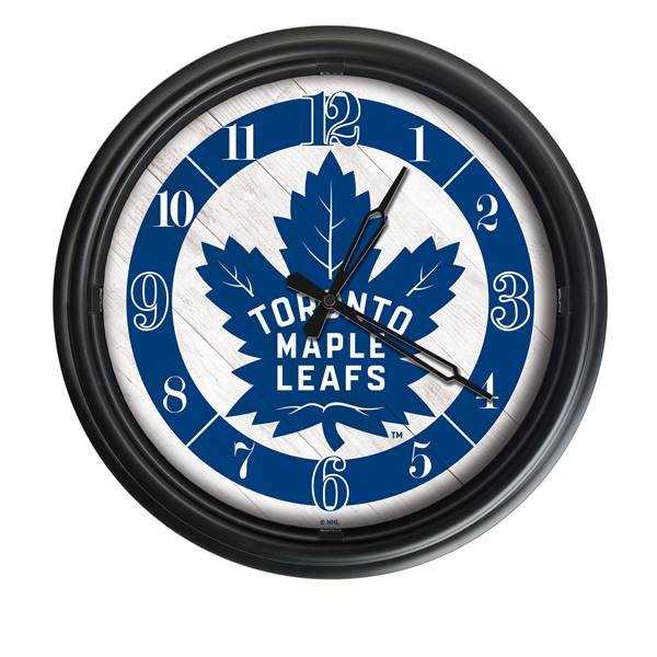 Toronto Maple Leafs Indoor/Outdoor LED Wall Clock 14 inch