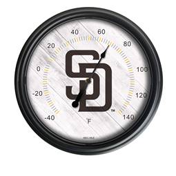 San Diego Padres Indoor/Outdoor LED Thermometer