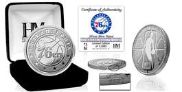 Philadelphia 76ers Silver Mint Coin  