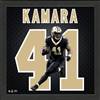 Alvin Kamara New Orleans Saints Impact Jersey Frame  