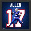 Josh Allen Buffalo Bills Impact Jersey Frame    