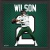 Zach Wilson Rookie New York Jets Impact Jersey Frame  