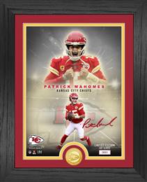 Kansas City Chiefs Patrick Mahomes NFL Legends Bronze Coin Photo Mint