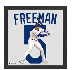 Freddie Freeman Los Angeles Dodgers IMPACT Jersey Frame  