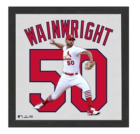 Adam Wainwright St. Louis Cardinals IMPACT Jersey Frame  