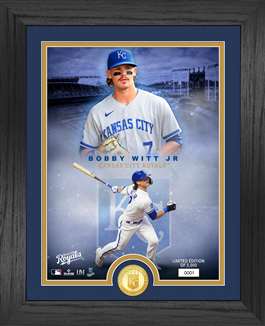 Bobby Witt Jr Kansas Cty Royals Legends Bronze Coin Photo Mint  