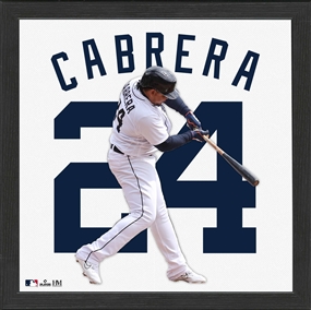 Miguel Cabrera Detroit Tigers Jersey IMPACT Frame  