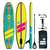 POP Board Co. 11'0" Yacht Hopper SUP Stand Up Paddleboard - Turq/Pink/Yellow 