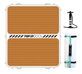 POP Board Co. POPup Dock Inflatable Island Yoga Mat 8'7'x8" 