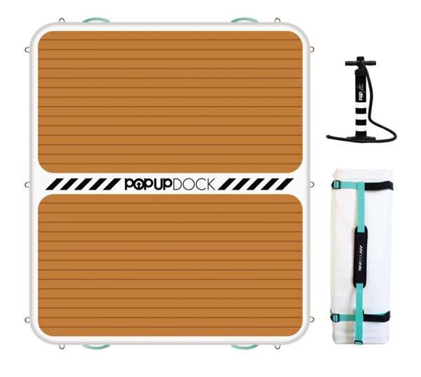 POP Board Co. POPup Dock Inflatable Island Yoga Mat 8'7'x8" 