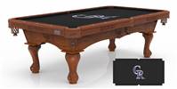 Colorado Rockies 8ft Pool Table with a Chardonnay Finish