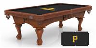 Pittsburgh Pirates 8ft Pool Table with a Chardonnay Finish