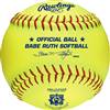 Rawlings Babe Ruth 12 inch Leather Softballs (PX2RYLBR) ( 1 Dozen Balls) 