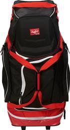 Rawlings R1502 Wheeled Catchers Bag - Scarlet  