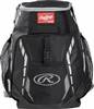 Rawlings R400 Baseball Youth Backpack Black 