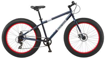 Mongoose men's Dolomite Fat Tire Bike, Blue, 26 inch