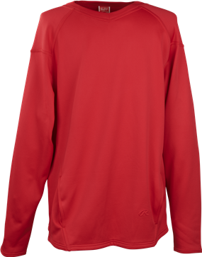 Rawlings Adult Performance Dugout Fleece - Scarlet