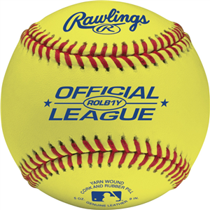 Rawlings Official League Yellow Baseball (1 Dozen Balls)
