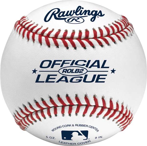 Rawlings Official League Wound Solid Cork/Rubber Practice Baseball (1 Dozen Balls)