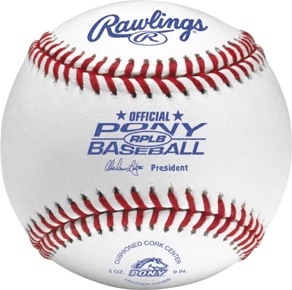 Rawlings Pony League Tournament Grade Baseball (1 Dozen Balls)