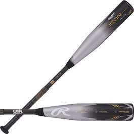 Rawlings Icon -12 (2 5/8" Barrel) Usa Youth Baseball Bat  