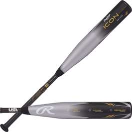 Rawlings Icon -8 (2 5/8" Barrel) Usa Youth Baseball Bat  