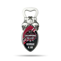 University of Georgia Bulldogs 2021-22 NCAA CFP National Champions Bottle Opener Magnet  