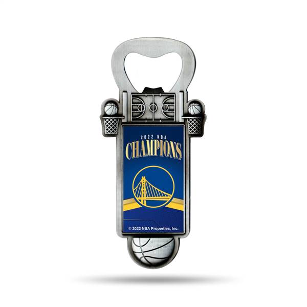 Golden State Basketball Warriors 2022 NBA Finals Champions Bottle Opener Magnet