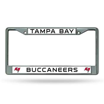 Tampa Bay Buccaneers Rico Chrome License Plate Frame