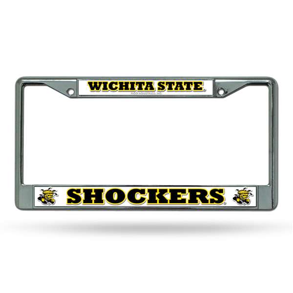 Wichita State Shockers Chrome License Plate Frame  