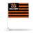 Cincinnati Bengals Country Double Sided Car Flag -  16" x 19" - Strong Pole that Hooks Onto Car/Truck/Automobile    