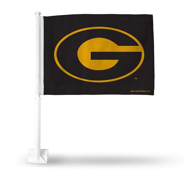 Grambling State Tigers Standard Double Sided Car Flag -  16" x 19" - Strong Pole that Hooks Onto Car/Truck/Automobile    