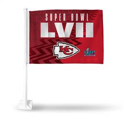 Kansas City Chiefs LVII Super Bowl Bound Car Flag  
