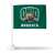 Ohio Bobcats Standard Double Sided Car Flag -  16" x 19" - Strong Pole that Hooks Onto Car/Truck/Automobile    
