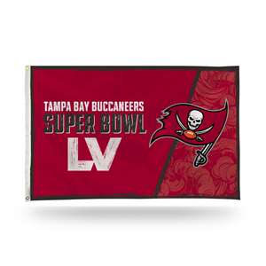 Tampa Bay Buccaneers  2021 Super Bowl  Bound Banner Flag  