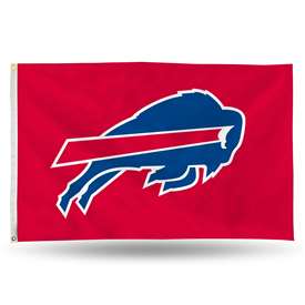 Buffalo Bills Standard 3' x 5' Banner Flag Single Sided - Indoor or Outdoor - Home D?cor    