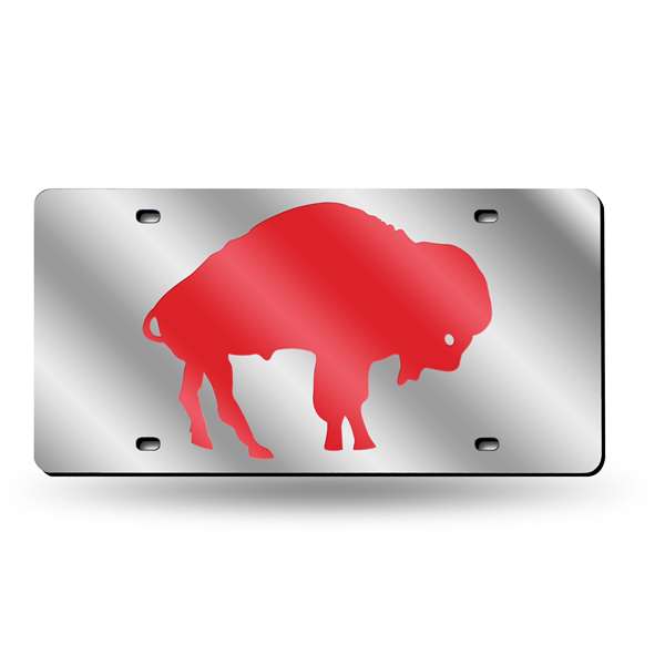 Buffalo Bills  12" x 6" Silver Laser Cut Tag For Car/Truck/SUV - Automobile D?cor    