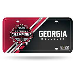 University of Georgia Bulldogs 2021-22 NCAA CFP National Champions Metal Auto Tag  