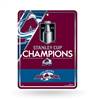 Colorado Hockey Avalanche 2022 Stanley Cup Champions Metal Parking Sign  